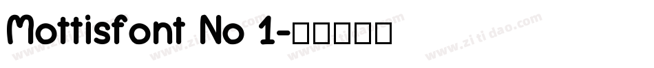 Mottisfont No 1字体转换